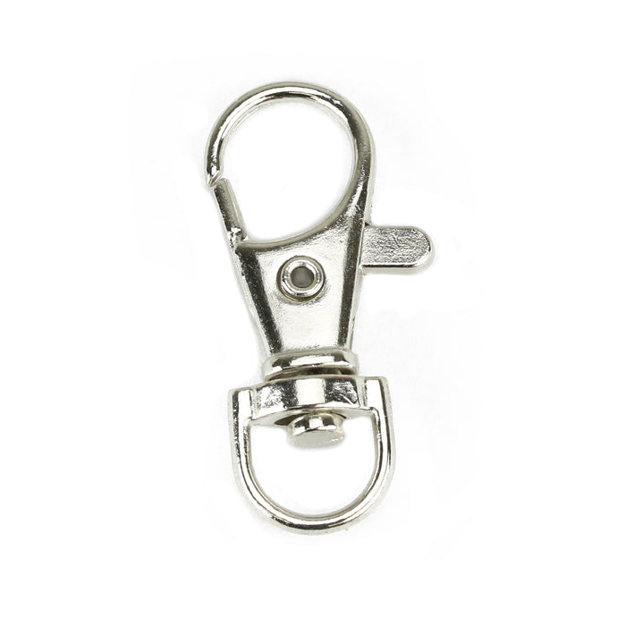 Base Metal 36mm Key Ring Swivel Lobster Clasp - Pack of 5