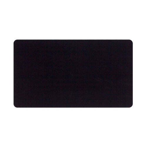 Aluminum Black Anodized Wallet Card, 89mm (3.5") x 51mm (2"), 18 Gauge