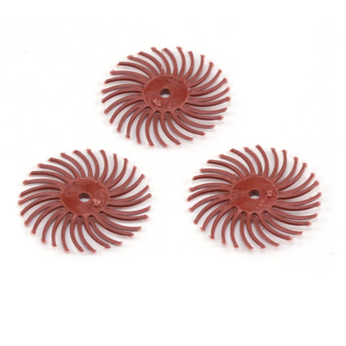 Jewelry Making Tools 3M Radial Disc 3/4" 220 grit (Red) - 3 Pack