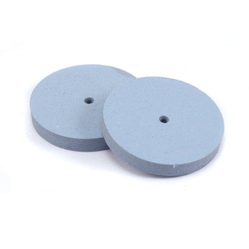 Jewelry Making Tools Silicone Polishing Wheel, Square Edge - Blue 7/8" Fine, Pack of 2