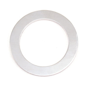 Metal Stamping Blanks Aluminum Washer , 31.5mm (1.24") with 22mm (.87") ID, 18 Gauge, Pack of 5