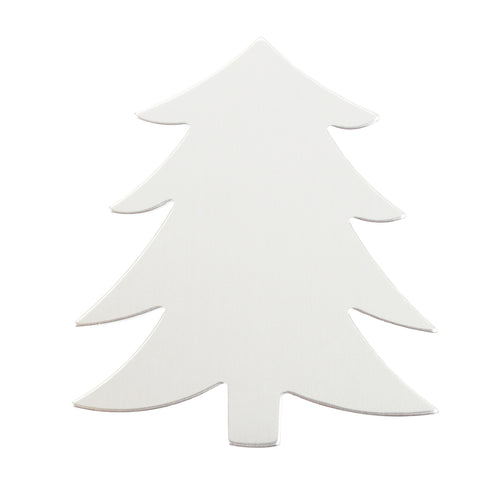 Metal Stamping Blanks Aluminum Tree Ornament Blank, 58.4mm (2.3") x 51.4mm (2.04"), 18g