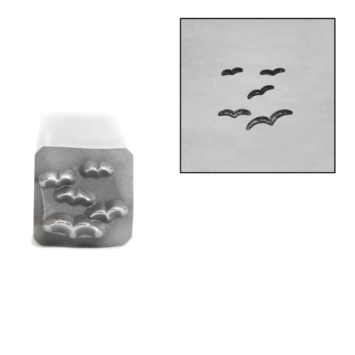 Metal Stamping Tools Bird Flock Metal Design Stamp, 6mm, by Stamp Yours