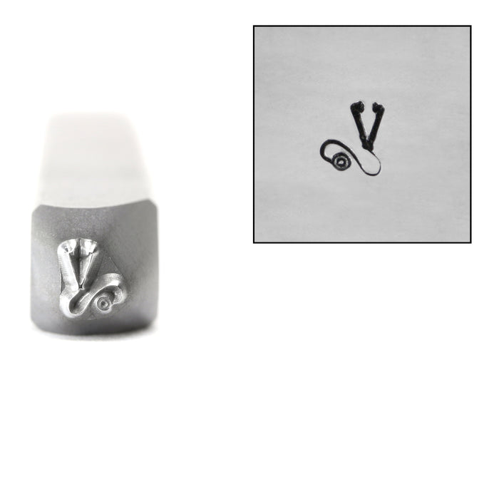 CLOSEOUT Stethoscope Metal Design Stamp, 4.25mm, by Stamp Yours