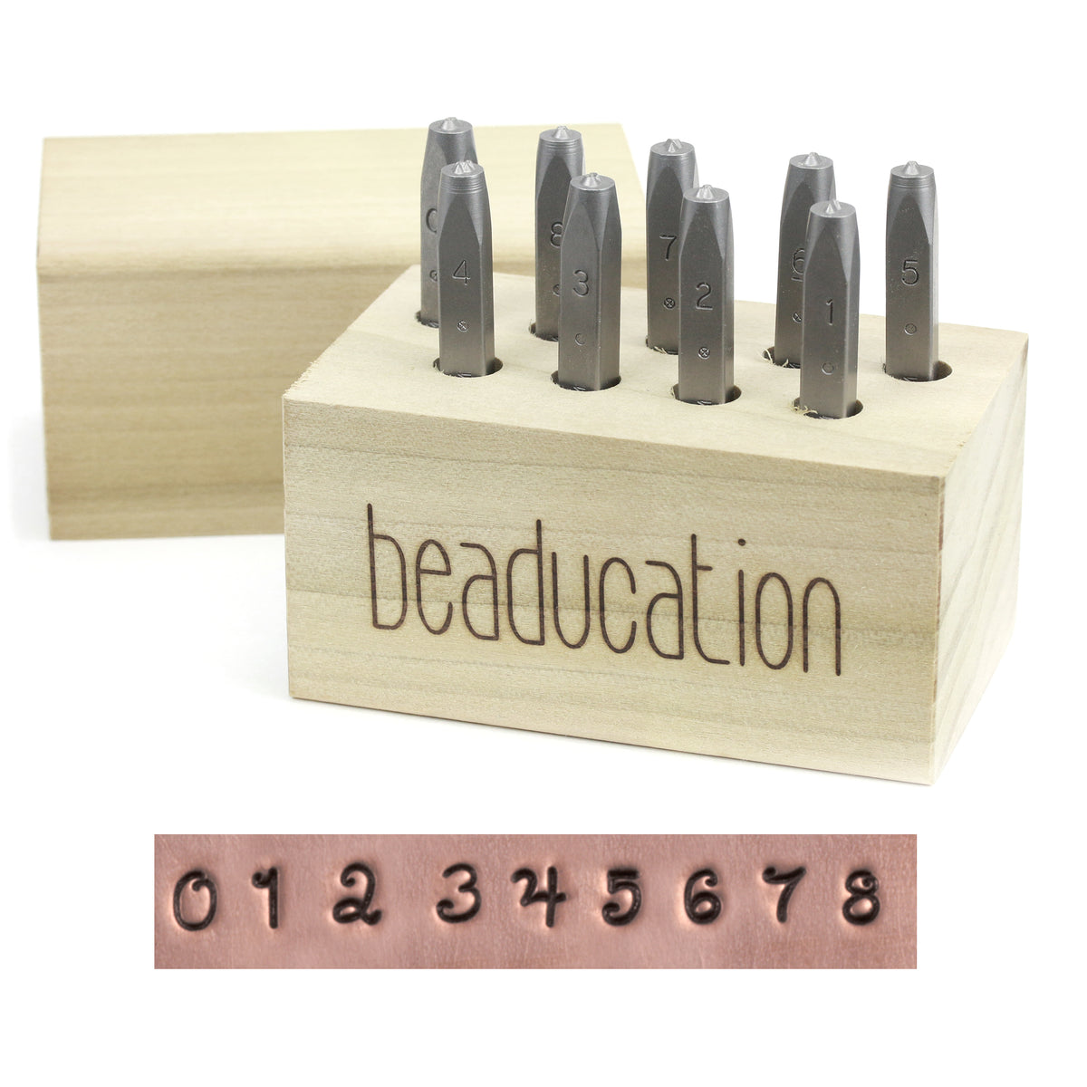Beaducation Exact Series, Kismet Uppercase Letter Stamp Set 4.5mm, By