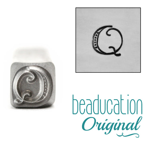 Metal Stamping Tools Kismet Letter "Q"  7mm - Beaducation Original