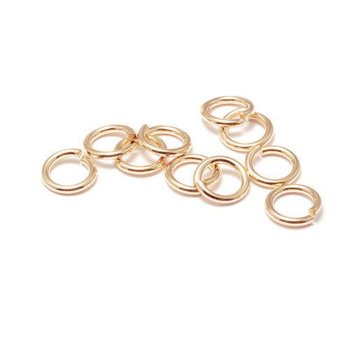 Jump Rings Gold Filled 4mm I.D. 20 Gauge Jump Rings, Pack of 10