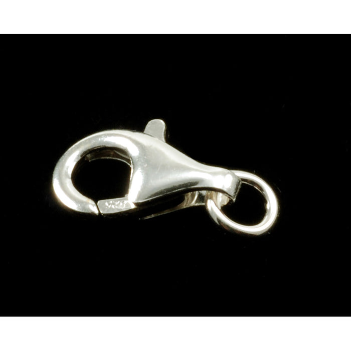 Sterling Silver 12mm Lobster Clasp with Open Jump Ring