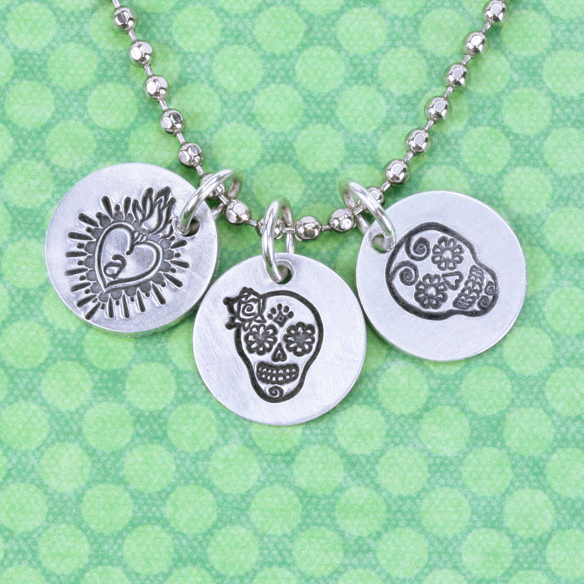 Die FACES Skull Impression Jewelry Making, STAMPing, Silversmith MONEY high quality SKULL DIE