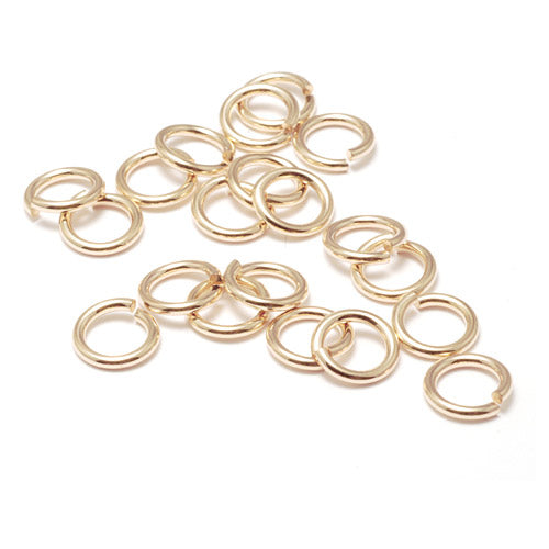 Jump Rings Gold Filled 3mm I.D. 18 Gauge Jump Rings, Pack of 20