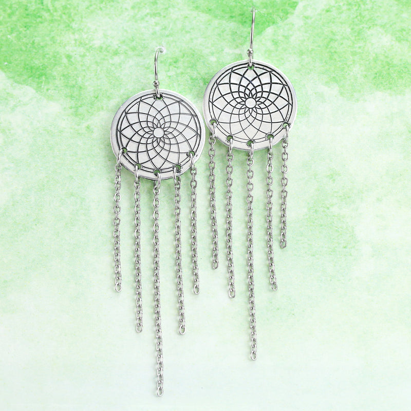 Dream Catcher Earrings DIY