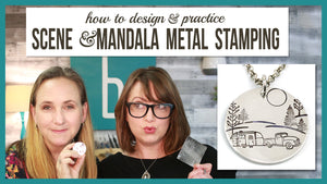 Scene and Mandala Metal Stamping