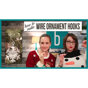 Handmade Wire Ornament Hooks