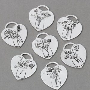 How to Metal Stamp Flower Bouquets