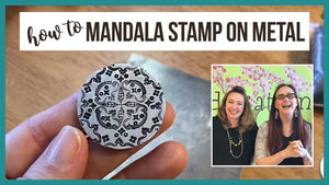 How to Mandala Stamp on Metal
