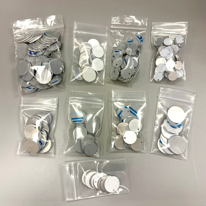 Mix Bulk Pack of Aluminum Circles - Approximately 250 pieces