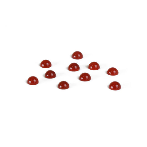 Carnelian Round Cabochons, 5mm, Pack of 10