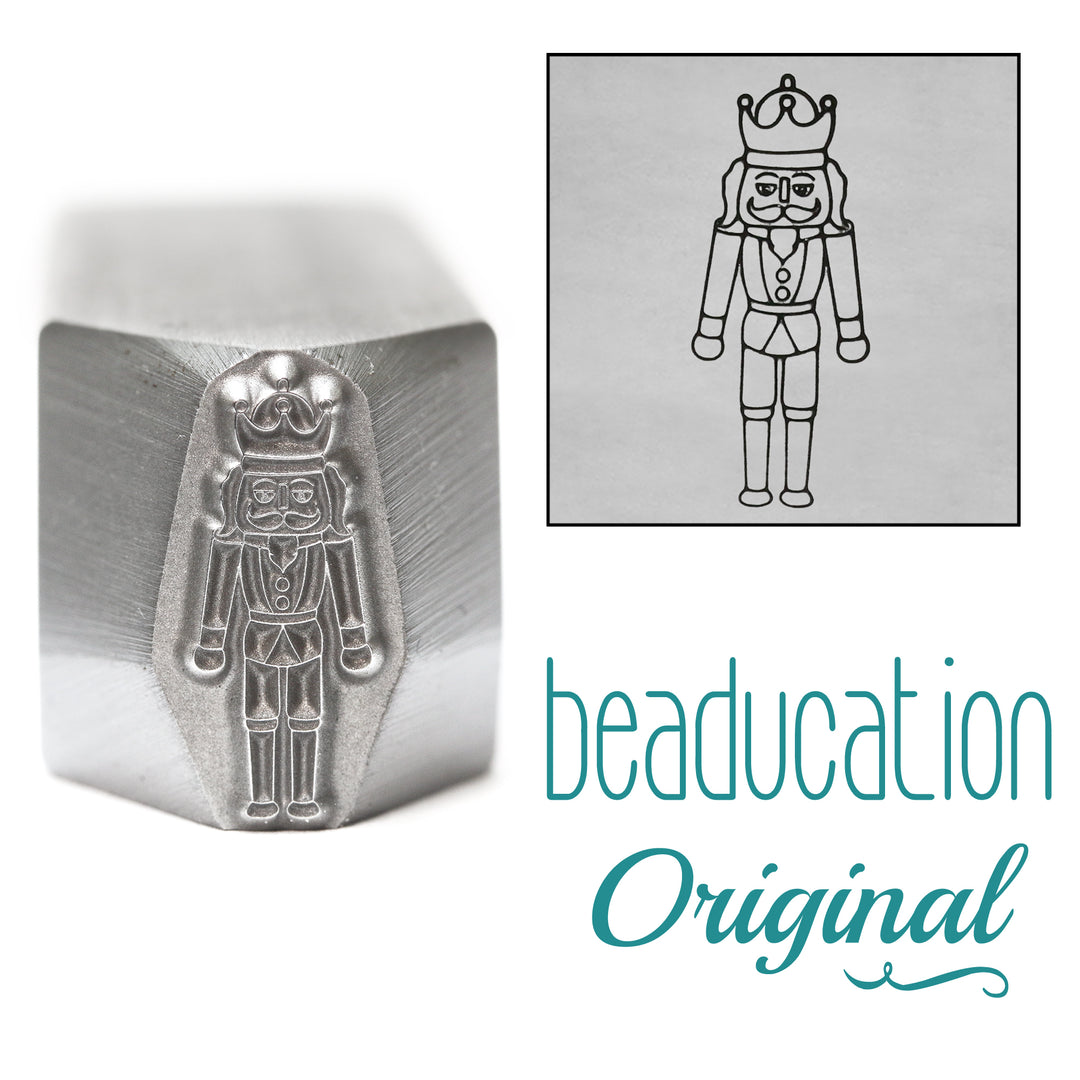 Nutcracker King Metal Design Stamp, 14.5mm - Beaducation Original