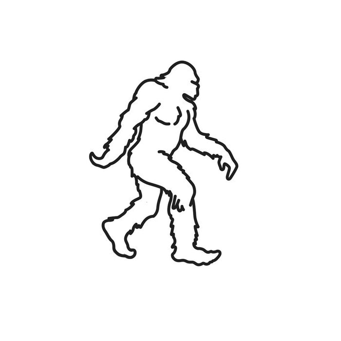 Bigfoot / Sasquatch Walking Right Metal Design Stamp, 10mm - Beaducation Original