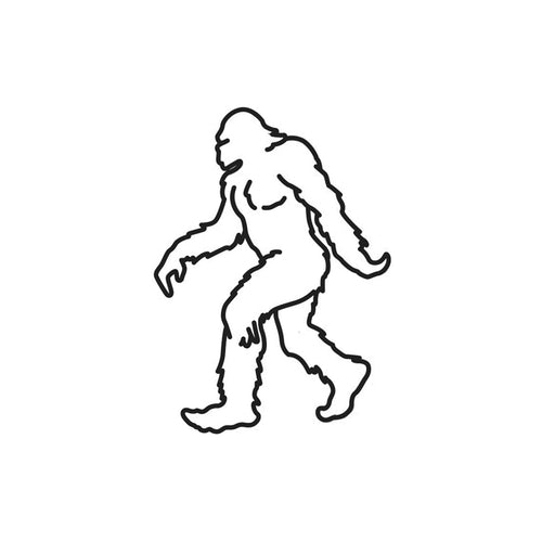 Bigfoot / Sasquatch Walking Left Metal Design Stamp, 10mm - Beaducation Original