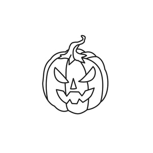 Angry Jack O' Lantern Metal Design Stamp, 6.5mm - Beaducation Original