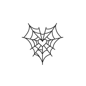 COMING SOON Spiderweb Heart Metal Design Stamp, 10mm - Beaducation Original