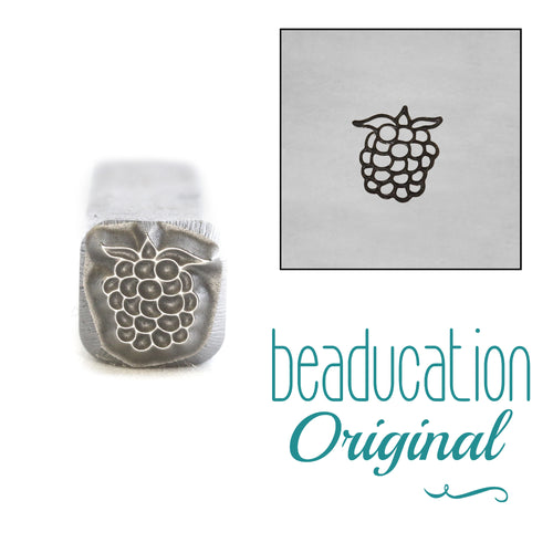 Raspberry Metal Design Stamp, 5mm - Beaducation Original