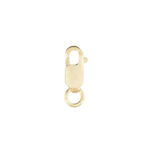 Gold Filled 8mm Long Lobster Clasp with Open Jump Ring