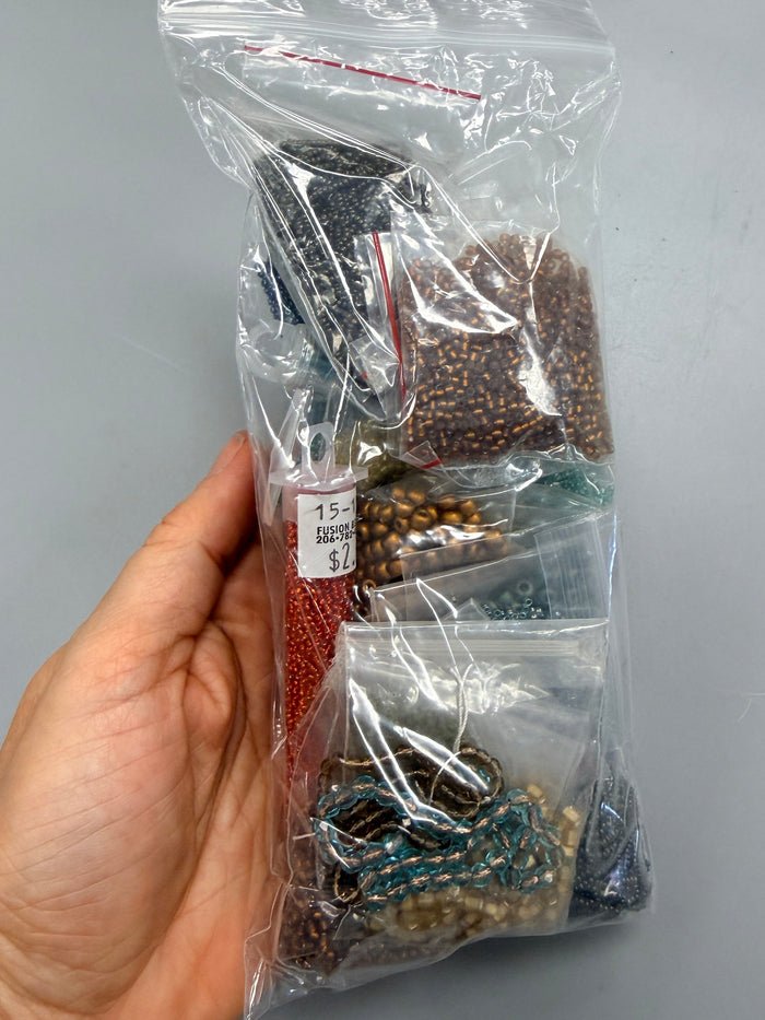 Seed Bead Mix Pack Destash *Please Read Description