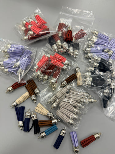 Suede Tassels, Destash - *Please Read Description