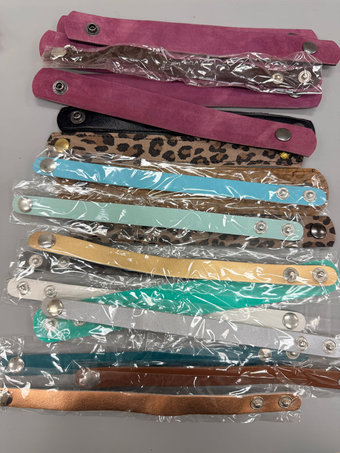 20 Leather Cuffs, Destash - *Please Read Description