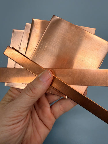 4, 3" 24 Gauge Sheet and 2 18 Gauge Strips, Destash *Please Read Description