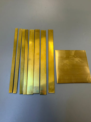 Brass Sheet and Strips, Destash *Please Read Description