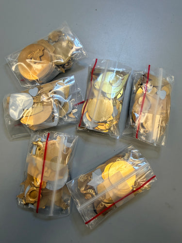 Random Brass Blank Mix Packs, Destash *Please Read Description