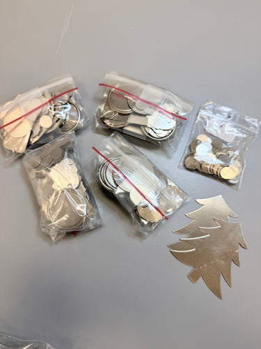 Super Random Bags of Nickel Blanks, Destash *Please Read Description