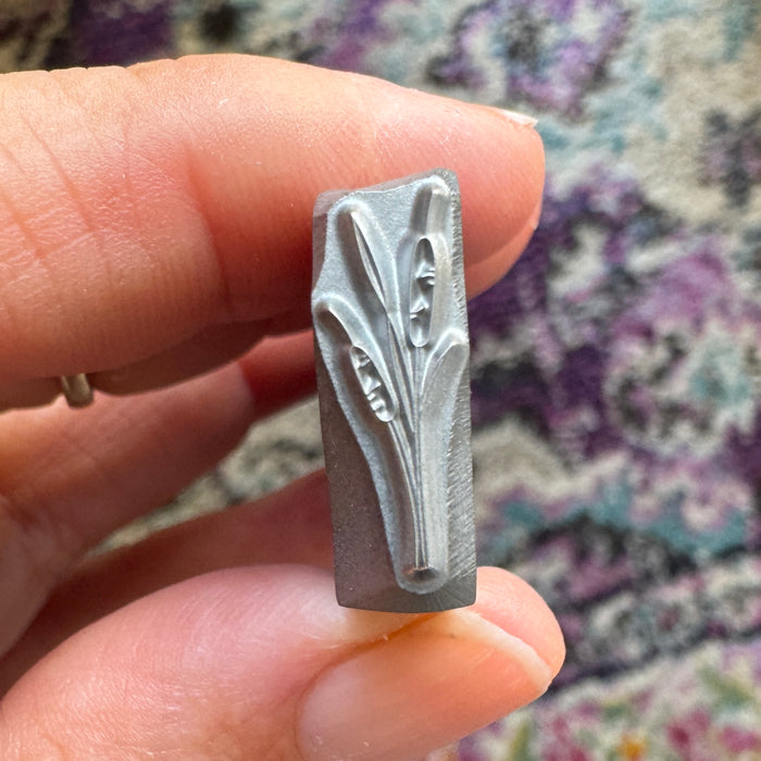 Cattails Metal Design Stamp, 15mm - Beaducation Original
