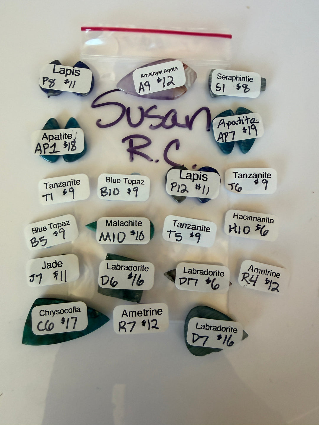 Susan R.C. Cab Sale Invoice 7/23/26