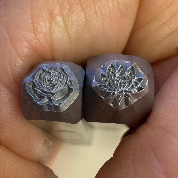 Rose and Lotus Stamps Destash - Please Read Description