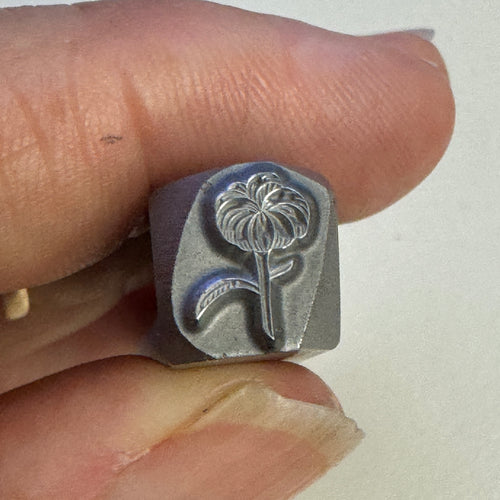 Chrysanthemum Bud  Stamp Destash - Please Read Description