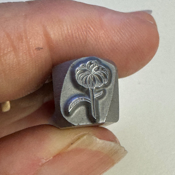 Chrysanthemum Bud  Stamp Destash - Please Read Description