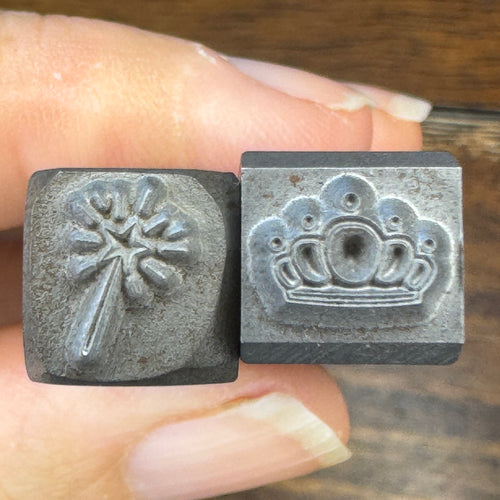 Magic Wand and Queen Crown Stamps Destash - Please Read Description