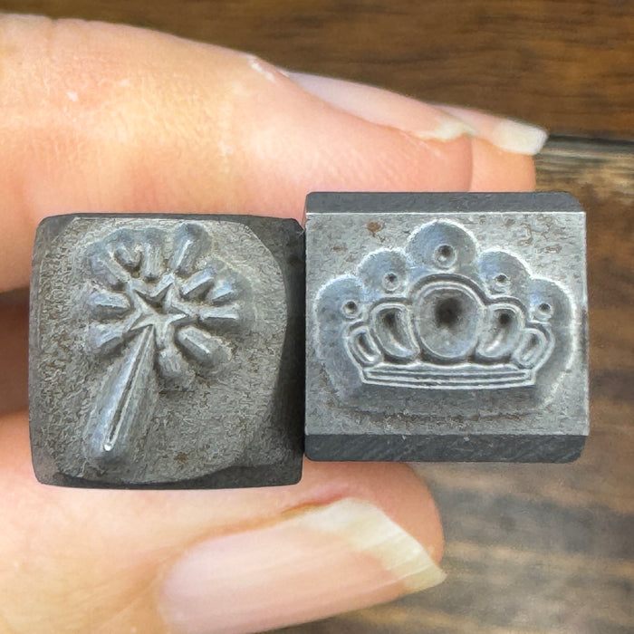 Magic Wand and Queen Crown Stamps Destash - Please Read Description