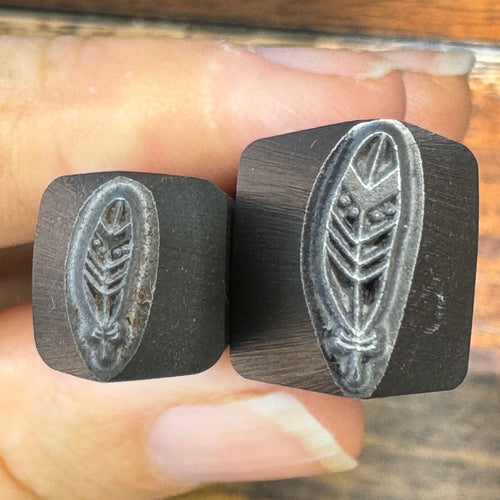 2 Hip Feather Stamps Destash - Please Read Description