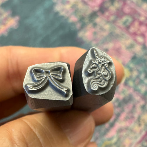 Bow and Unicorn Stamp Destash - Please Read Description