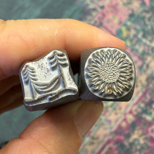 Sunflower and Trees with Hammock Stamp Destash - Please Read Description