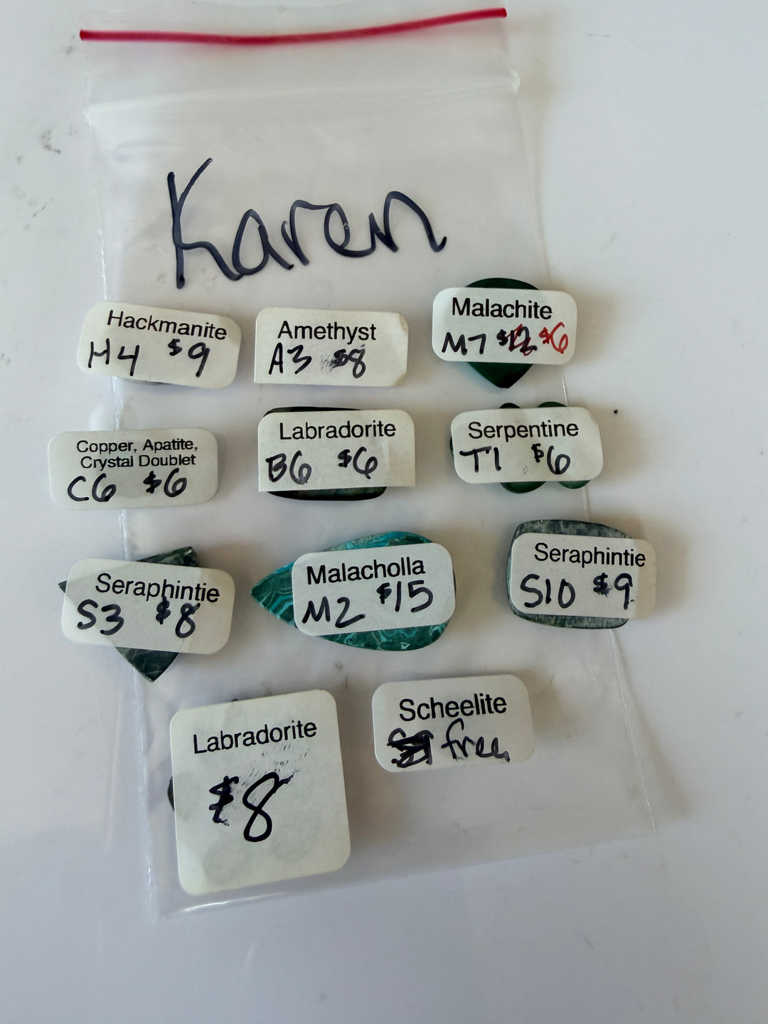 Karen Cab Sale Invoice 10/22/26
