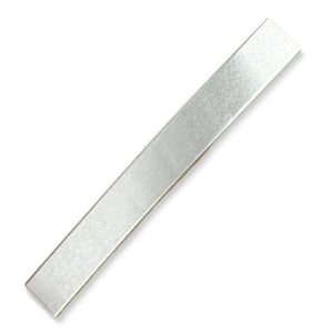 Aluminum BULK Bracelet Blank 152.4mm (6") x 25mm (1"), 14 Gauge, Pack of 25