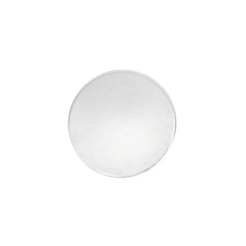 Aluminum BULK Circles 19mm (.75"), 14 Gauge, PVC Film on Both Sides, Pack of 25