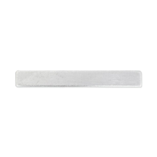 Aluminum BULK Rectangle, 50.8mm (2") x 6.35mm (.25"), 14 Gauge, Pack of 25