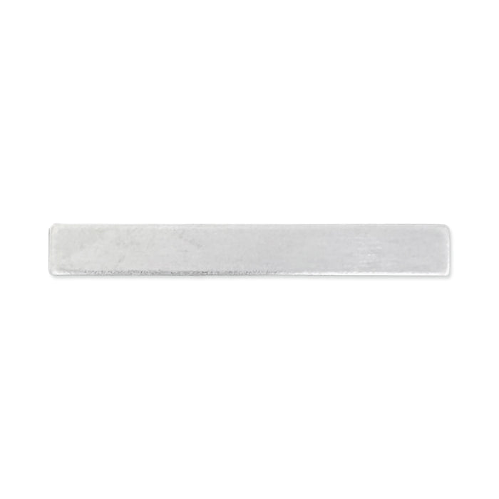 Aluminum BULK Rectangle, 50.8mm (2") x 6.35mm (.25"), 14 Gauge, Pack of 25